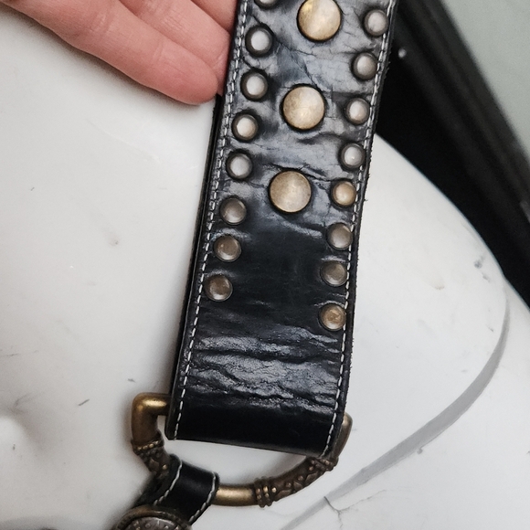 LEATHER ROCK BELT - Picture 3 of 6